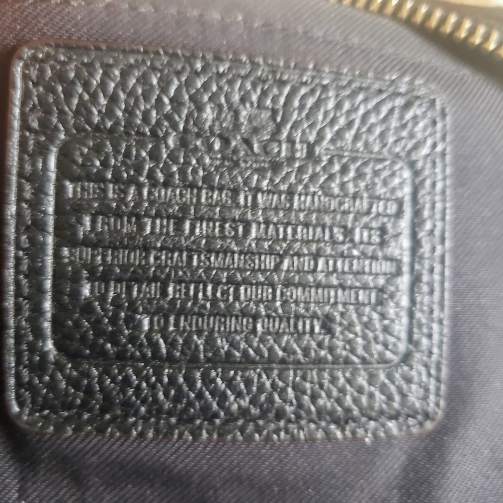 Coach Small Rhyder Pochette Shearling Crossbody Bag Wool Pebbled Leather - Picture 4 of 12